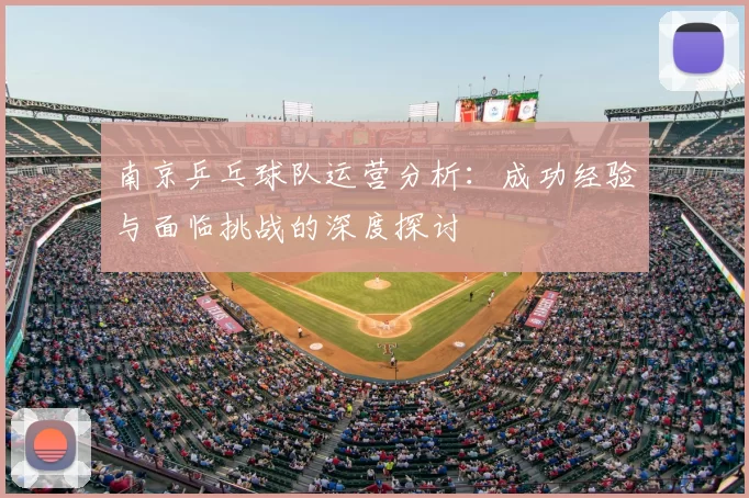 南京乒乓球队运营分析：成功经验与面临挑战的深度探讨